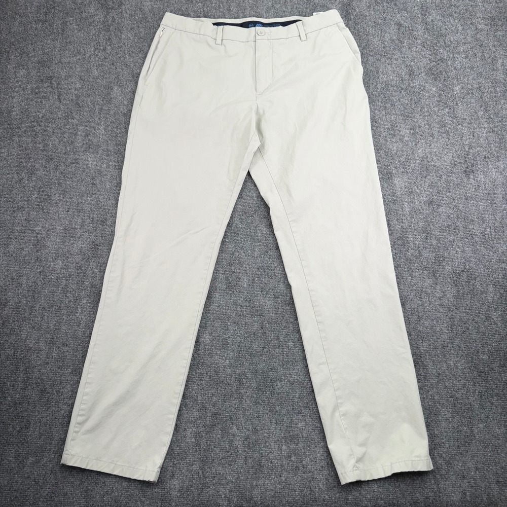 Vineyard Vines Pants Mens 35x32 (Fits 36x30)‎ Stone On The Go OTG Performance